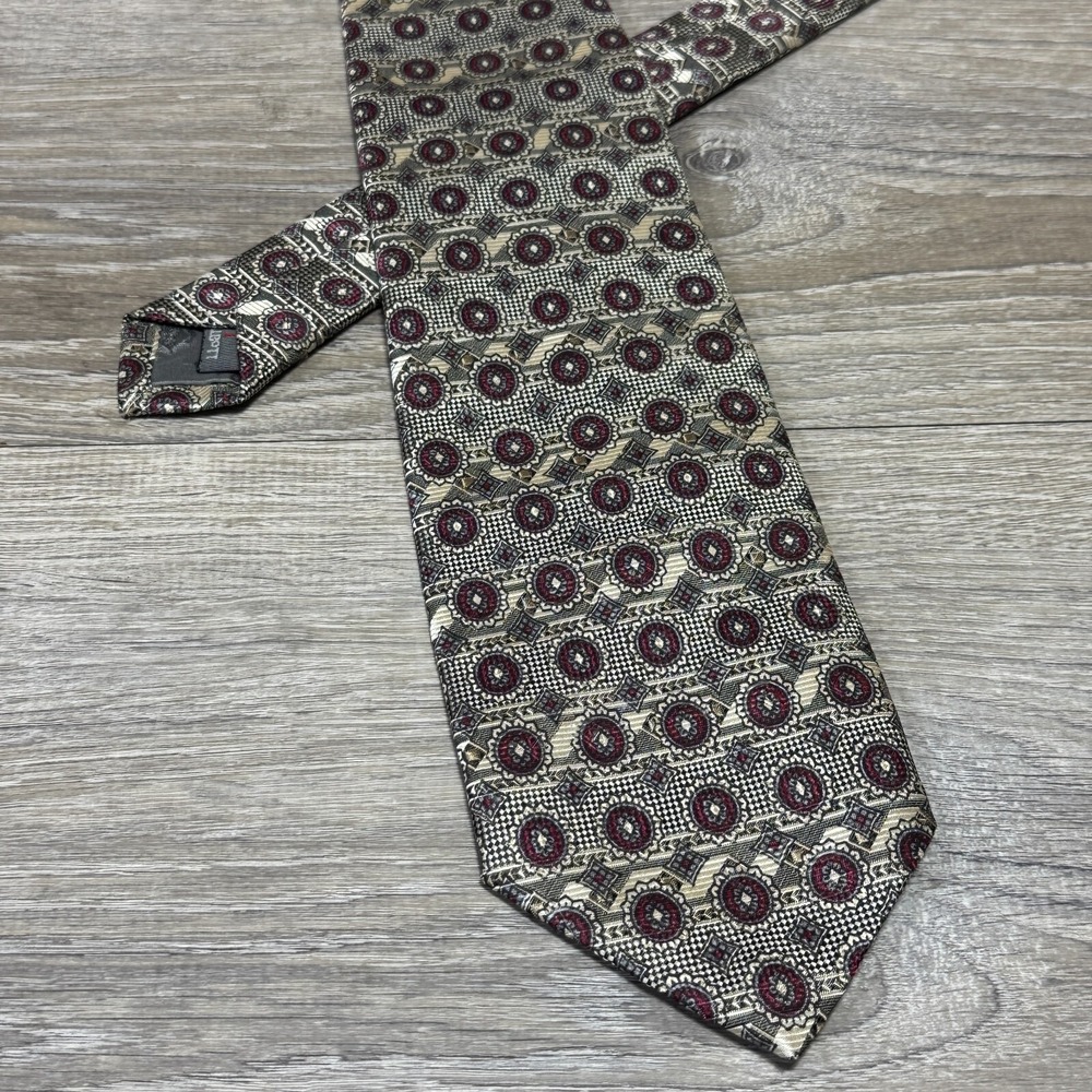 Robert Talbott Nordstrom Handmade Luxury 100% Silk Neck Tie Retro Vintage USA